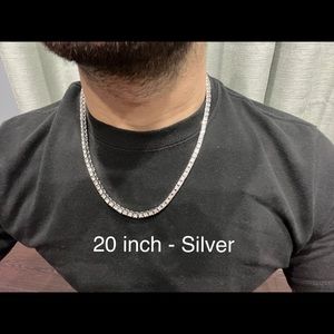 Elegant Silver Necklace for Men